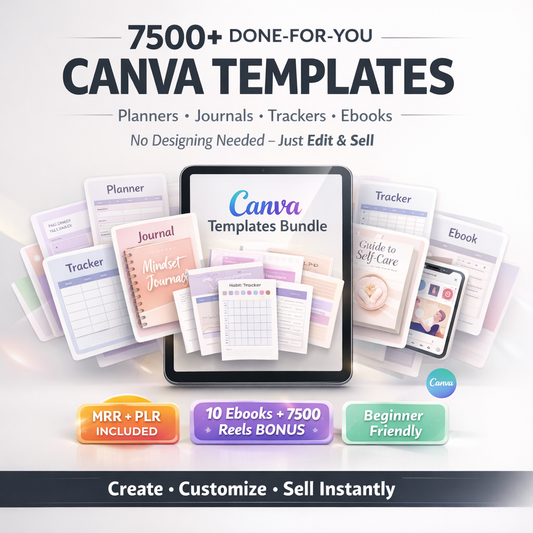 Start Selling with 7500+ Done-For-You Digital Pages